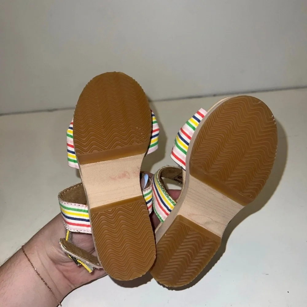 Tommy Hilfiger toddler striped sandals size 8